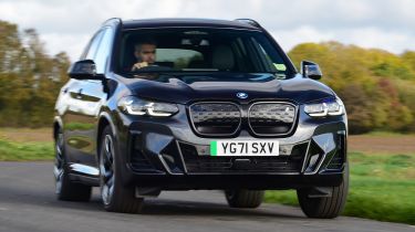 BMW iX3 M Sport Pro - front cornering